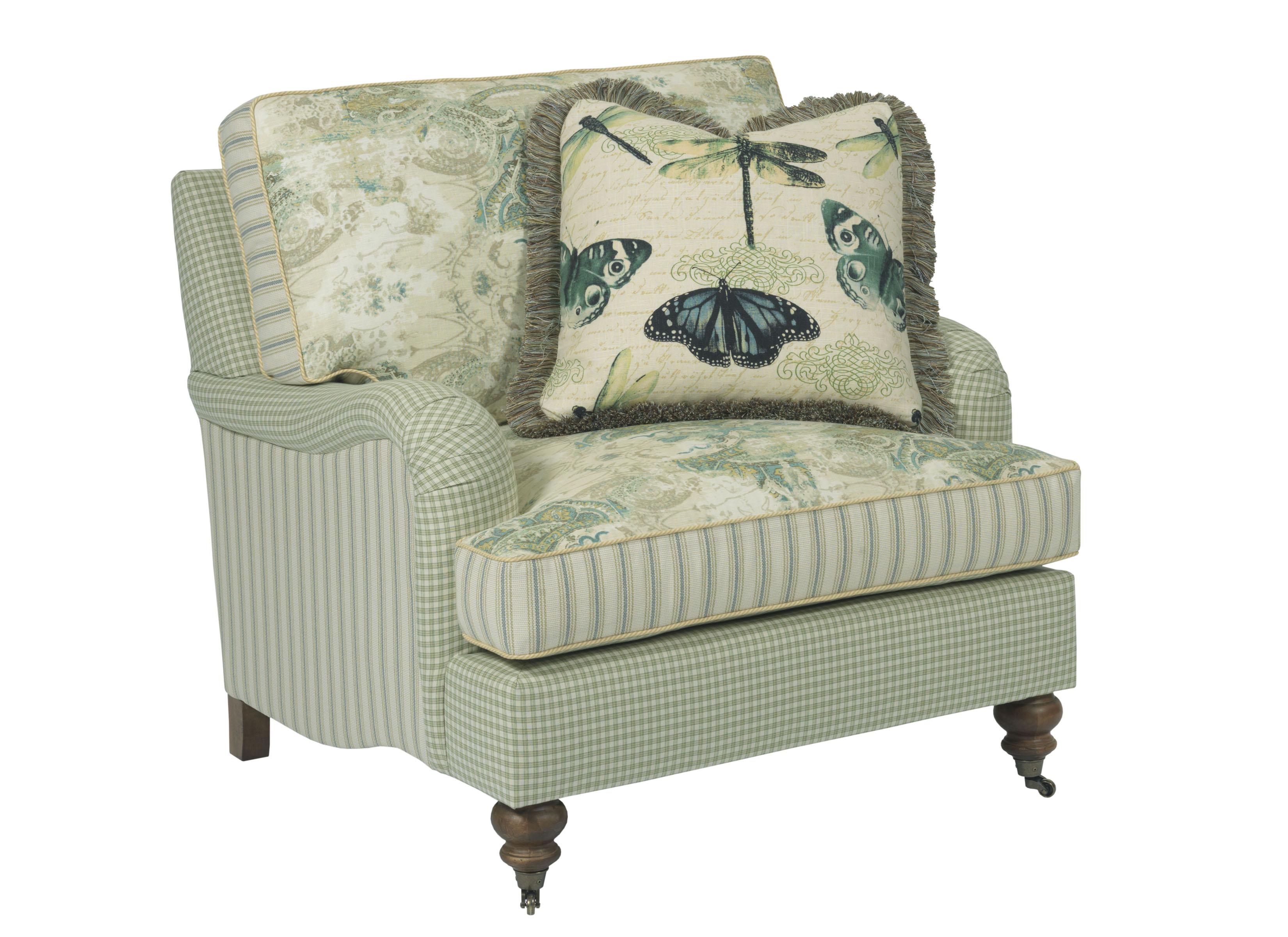 Kincaid Furniture Greenwich 65684 Traditional Chair with English Arms